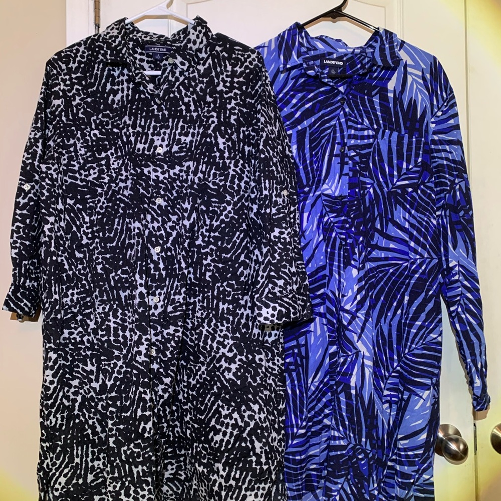 Land’s End cover ups.